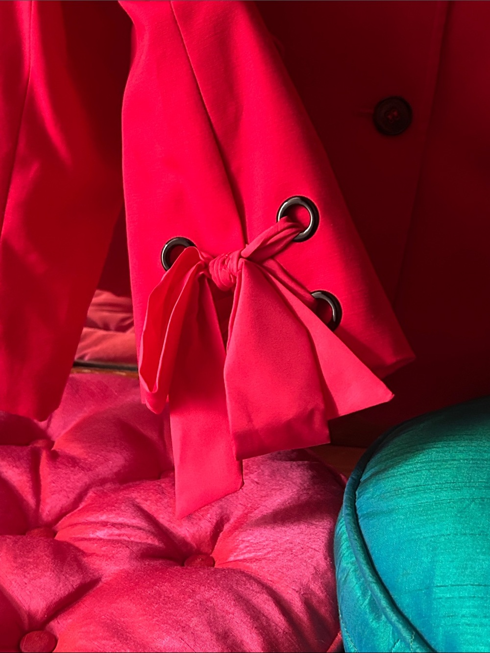 Nine West Red Tailored Blazer Jacket - Picture 5 of 5